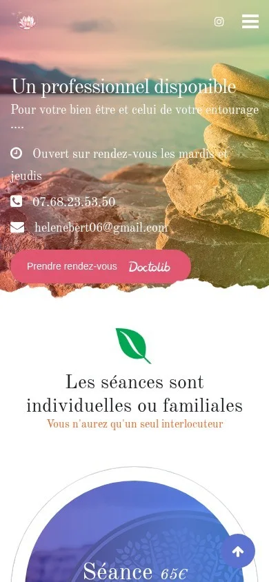 Version smartphone du site Cannes