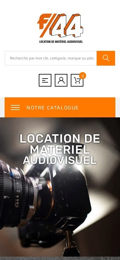 Version smartphone du site F44
