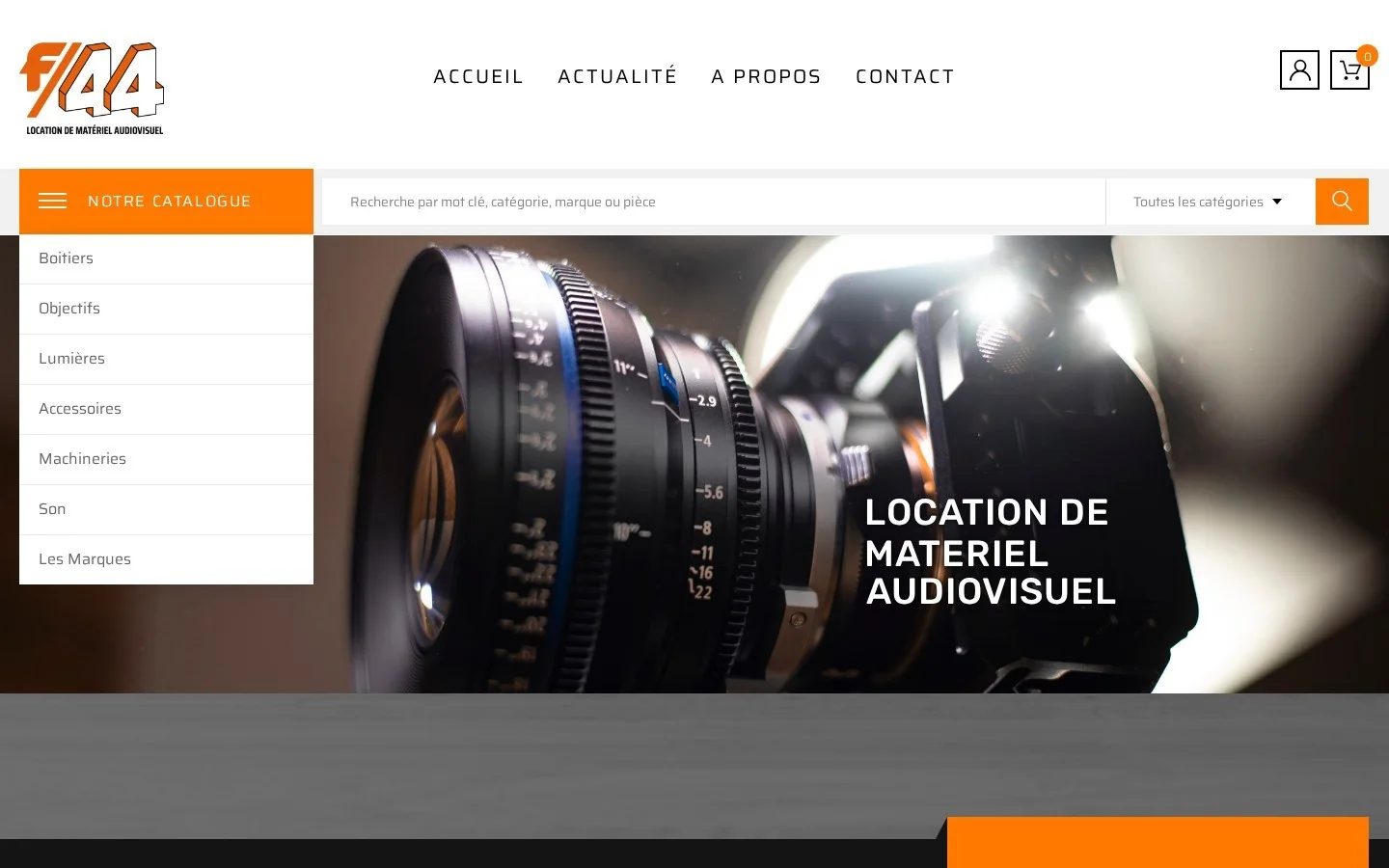 Page d’accueil du site f44location.com