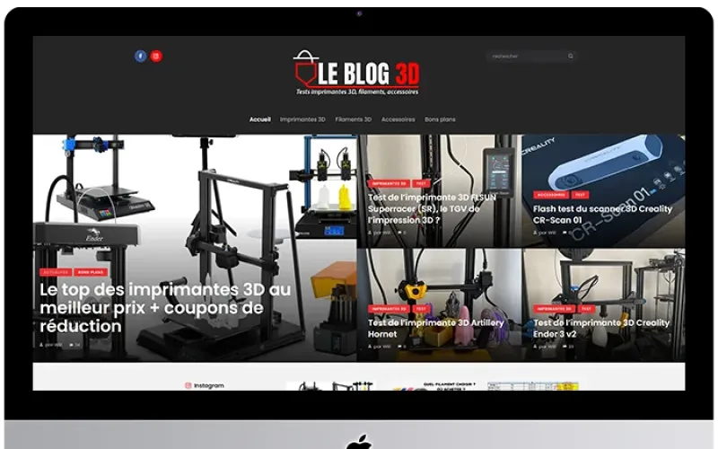 Aperçu : Le Blog 3D v1